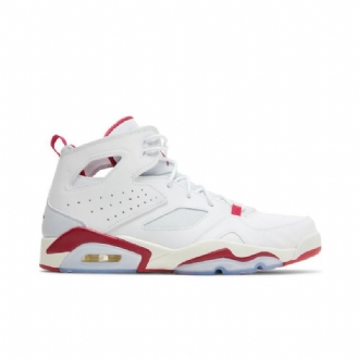 Air Jordan Flight Club 91 Valkoiset Punaiset Miesten Kengät