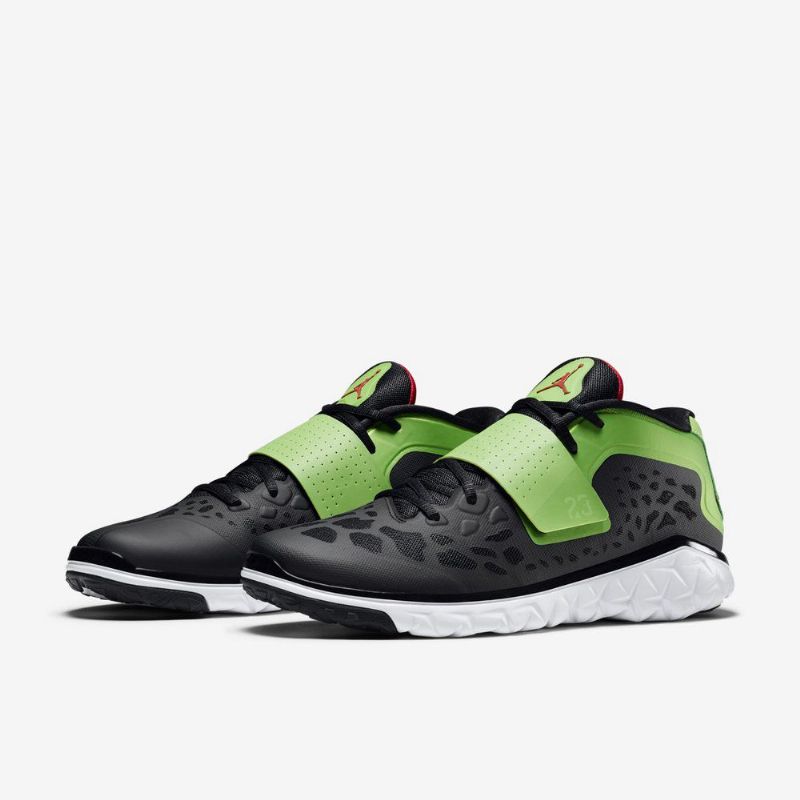 Air Jordan Flight Flex Trainer 2 Musta Vihreä Valkoinen Punainen Miesten Kengät