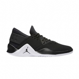 Air Jordan Flight Fresh Musta Valkoinen Miesten Kengät