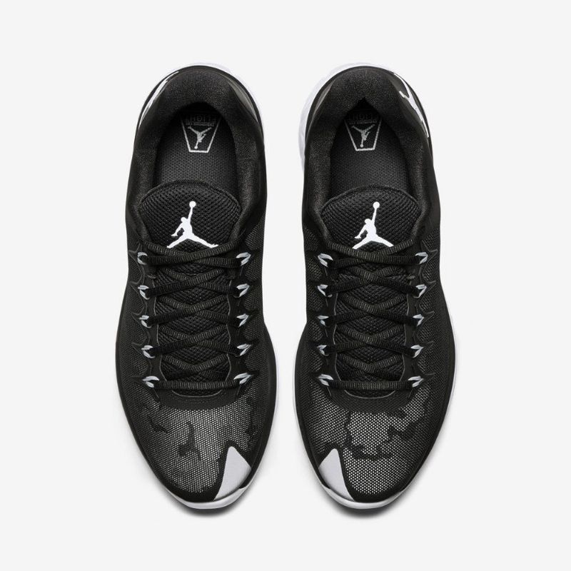 Air Jordan Flight Runner 2 Mustavalkoiset Miesten Kengät
