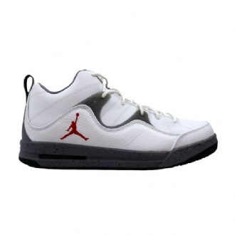 Air Jordan Flight Tr 97 Mid Valkoinen Harmaa Punaiset Miesten Kengät