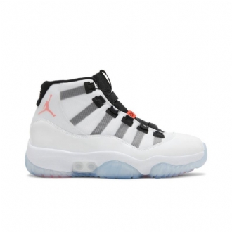 Air Jordan 11 Adapt Valkoiset Mustat Punaiset Miesten Kengät
