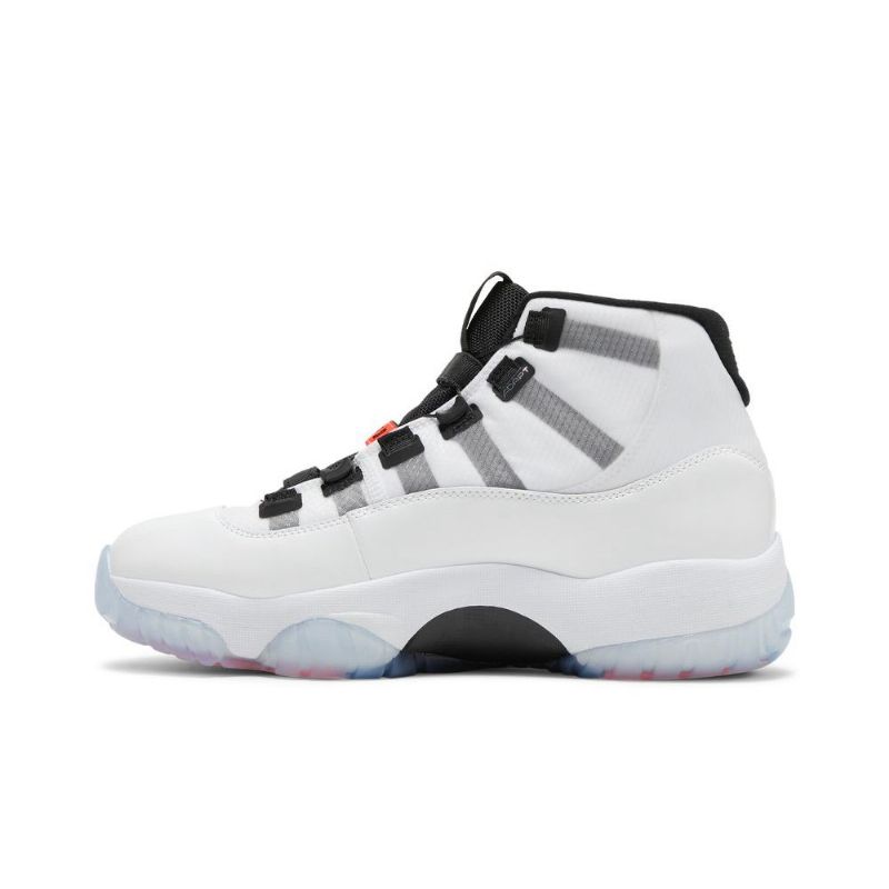 Air Jordan 11 Adapt Valkoiset Mustat Punaiset Miesten Kengät