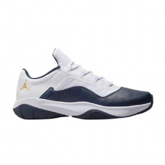 Air Jordan 11 cmft Matalat Valkoiset Laivastonsiniset Kultaiset Miesten Kengät