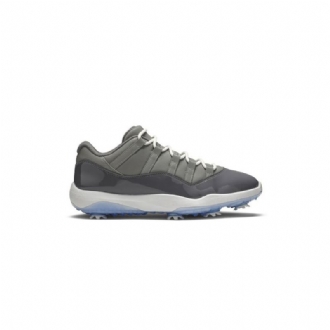Air Jordan 11 Low Golf Harmaa Valkoinen Miesten Kengät