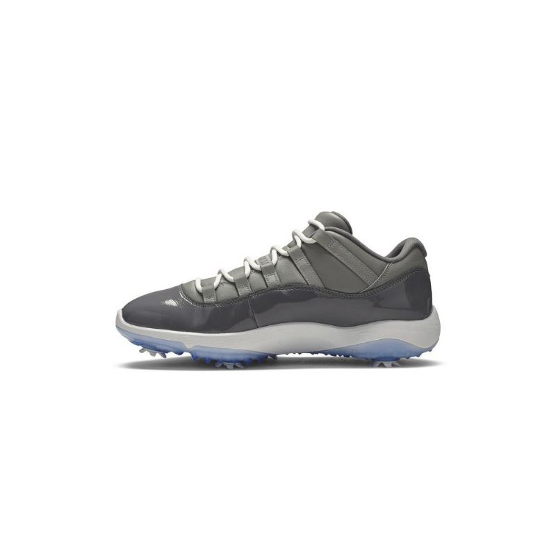 Air Jordan 11 Low Golf Harmaa Valkoinen Miesten Kengät