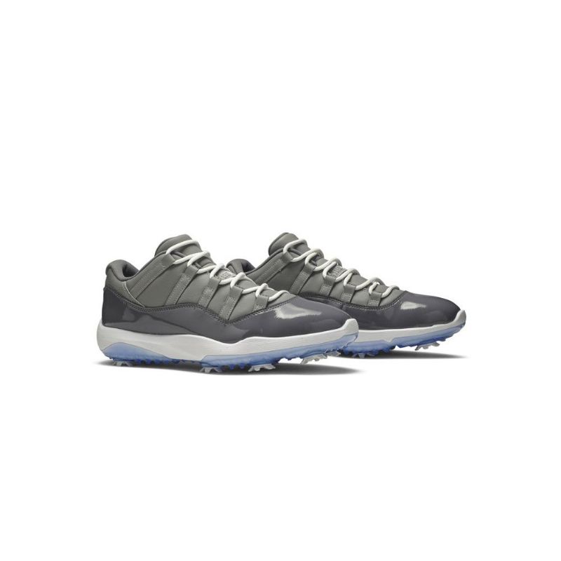 Air Jordan 11 Low Golf Harmaa Valkoinen Miesten Kengät