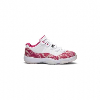 Air Jordan 11 Retro Low Valkoinen Vaaleanpunainen Naisten Kengät