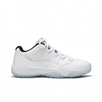 Air Jordan 11 Retro Matala Valkoinen Musta Sininen Miesten Kengät