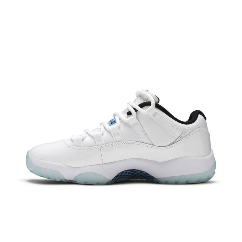 Air Jordan 11 Retro Matala Valkoinen Musta Sininen Miesten Kengät