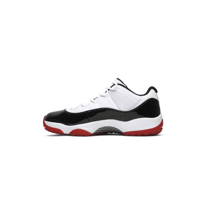 Air Jordan 11 Retro Matala Valkoinen Punainen Musta Miesten Kengät