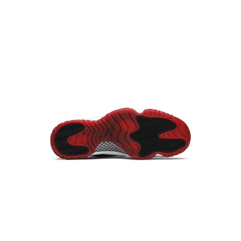 Air Jordan 11 Retro Matala Valkoinen Punainen Musta Miesten Kengät