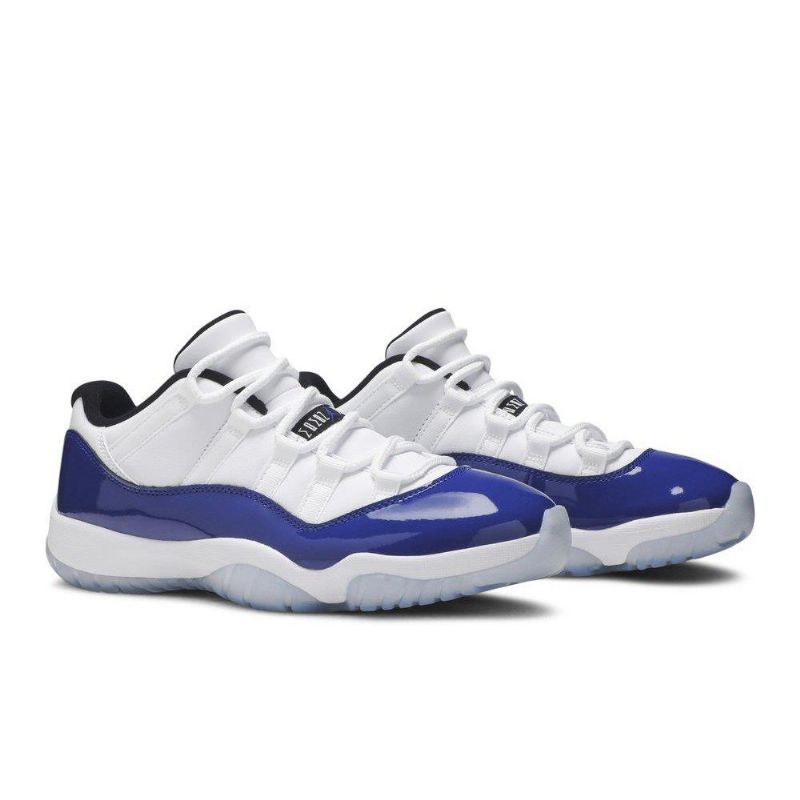 Air Jordan 11 Retro Matala Valkoinen Sininen Musta Naisten Kengät