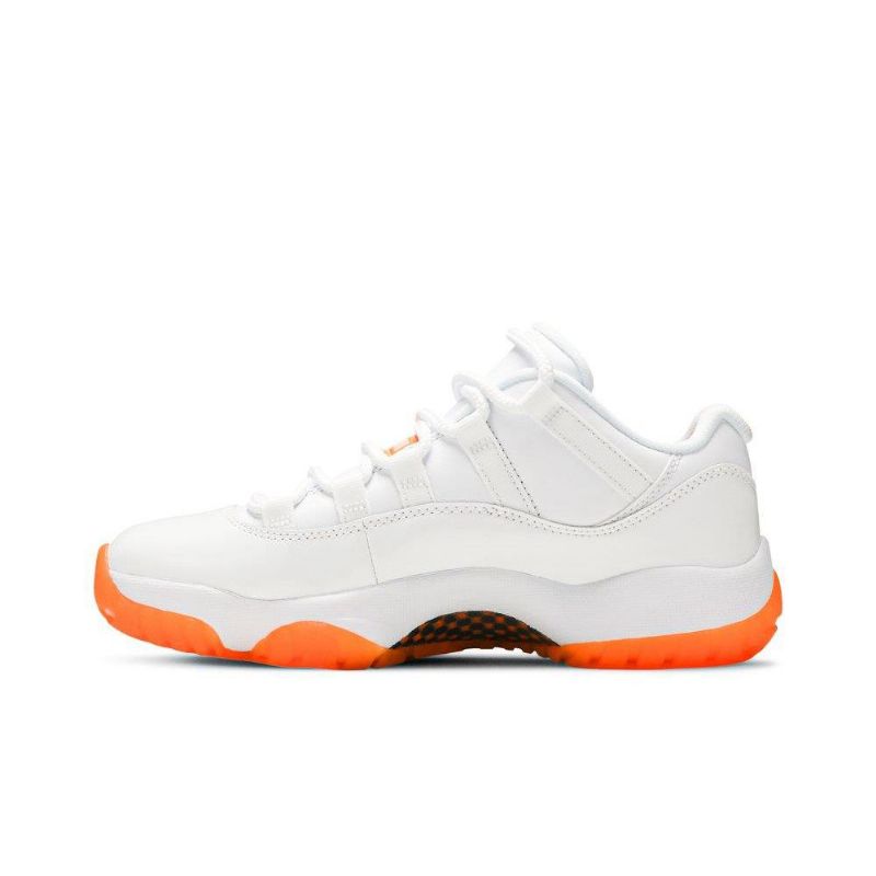 Air Jordan 11 Retro Matalavalkoinen Oranssi Naisten Kengät