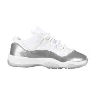 Air Jordan 11 Retro Matalavalkoiset Hopeiset Naisten Kengät