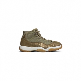 Air Jordan 11 Retro Oliivinvihreä Ruskea Naisten Kengät