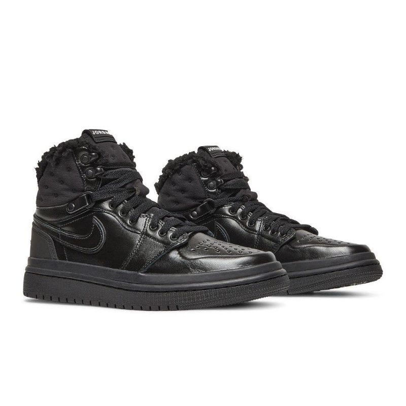 Air Jordan 1 Acclimate Mustat Naisten Kengät
