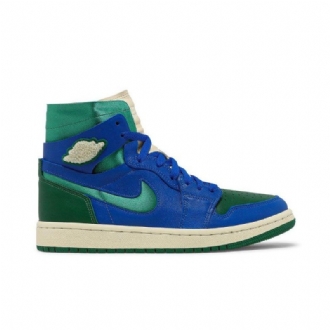Air Jordan 1 Aleali May High Zoom Comfort Siniset Vihreät Naisten Kengät