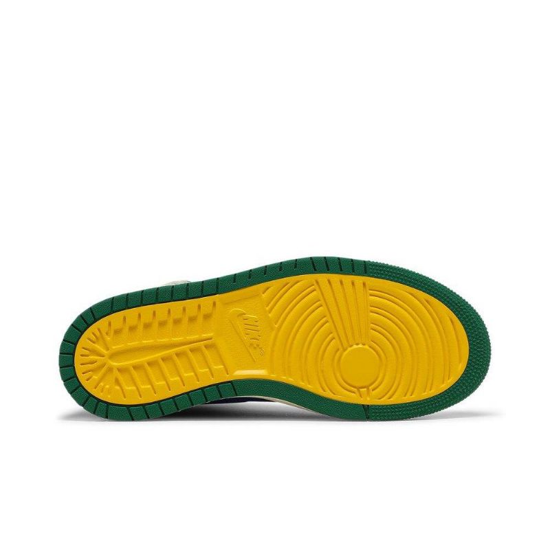 Air Jordan 1 Aleali May High Zoom Comfort Siniset Vihreät Naisten Kengät