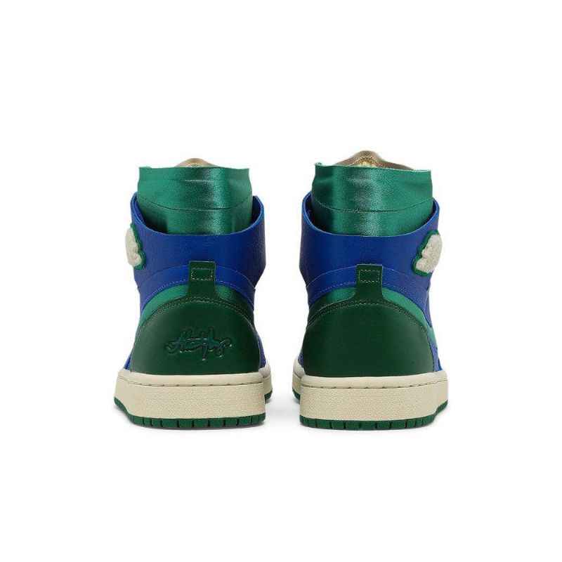 Air Jordan 1 Aleali May High Zoom Comfort Siniset Vihreät Naisten Kengät