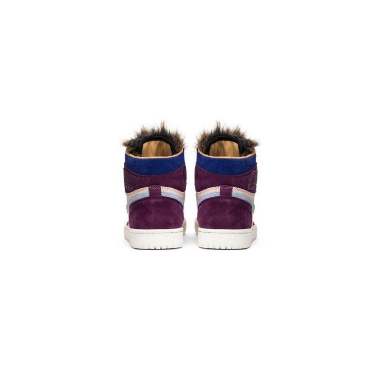 Air Jordan 1 Aleali May Retro High Bordeaux Vaaleanpunainenki Punainen Sininen Musta Naisten Kengät