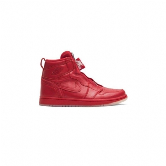 Air Jordan 1 Anna Wintour Retro Korkea Vetoketju Punainen Naisten Kengät