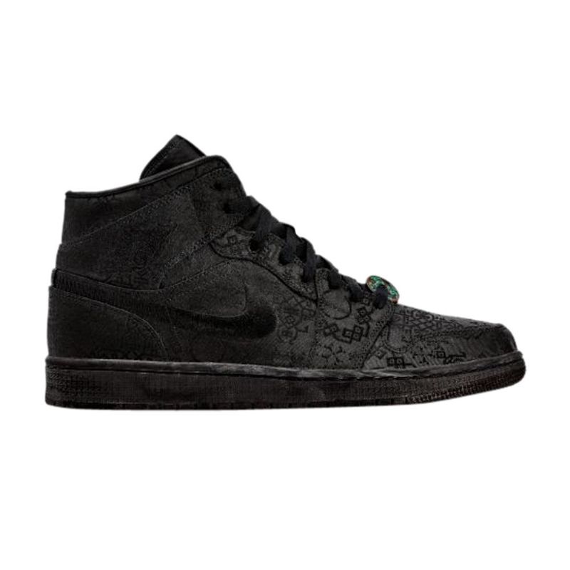 Air Jordan 1 Dover Street Market Clot Mid Musta Miesten Kengät