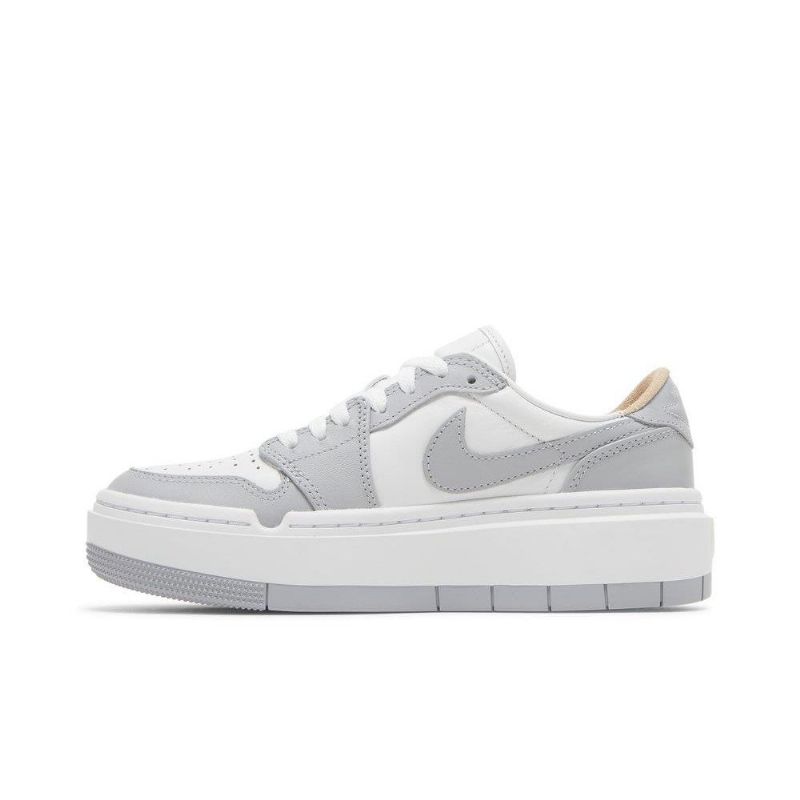 Air Jordan 1 Elevate Low Valkoinen Harmaa Naisten Kengät