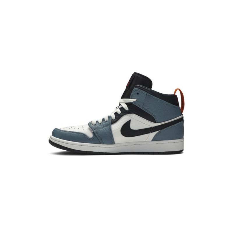 Air Jordan 1 Facetasm Mid Valkoinen Sininen Musta Miesten Kengät
