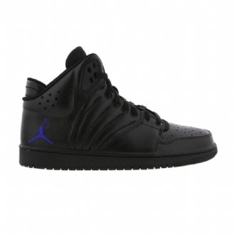 Air Jordan 1 Flight 4 Mustat Siniset Miesten Kengät