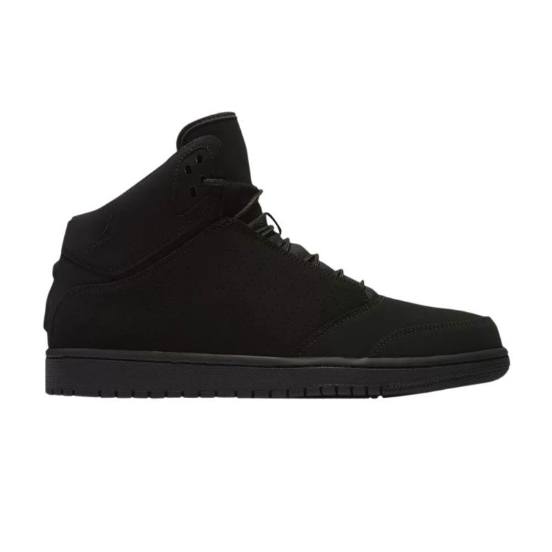Air Jordan 1 Flight 5 Mustat Kengät Miehet