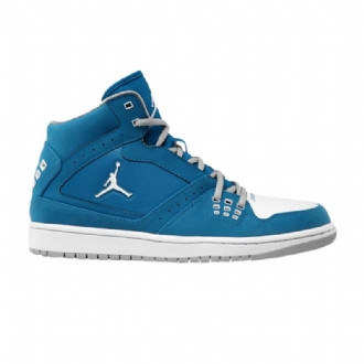 Air Jordan 1 Flight Mid Sininen Valkoinen Miesten Kengät