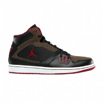 Air Jordan 1 Flight Musta Punainen Ruskea Valkoinen Miesten Kengät
