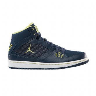 Air Jordan 1 Flight Sininen Keltainen Valkoinen Miesten Kengät