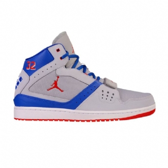 Air Jordan 1 Flight Strap Pe Harmaa Sininen Punainen Miesten Kengät