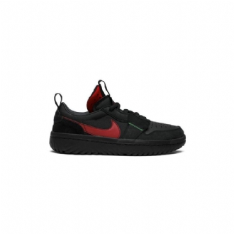 Air Jordan 1 Ghetto Gastro Low React Mustat Punaiset Vihreät Miesten Kengät