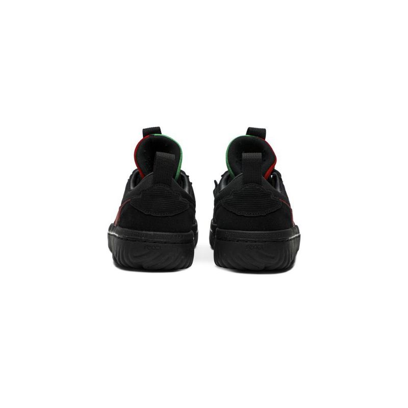 Air Jordan 1 Ghetto Gastro Low React Mustat Punaiset Vihreät Miesten Kengät