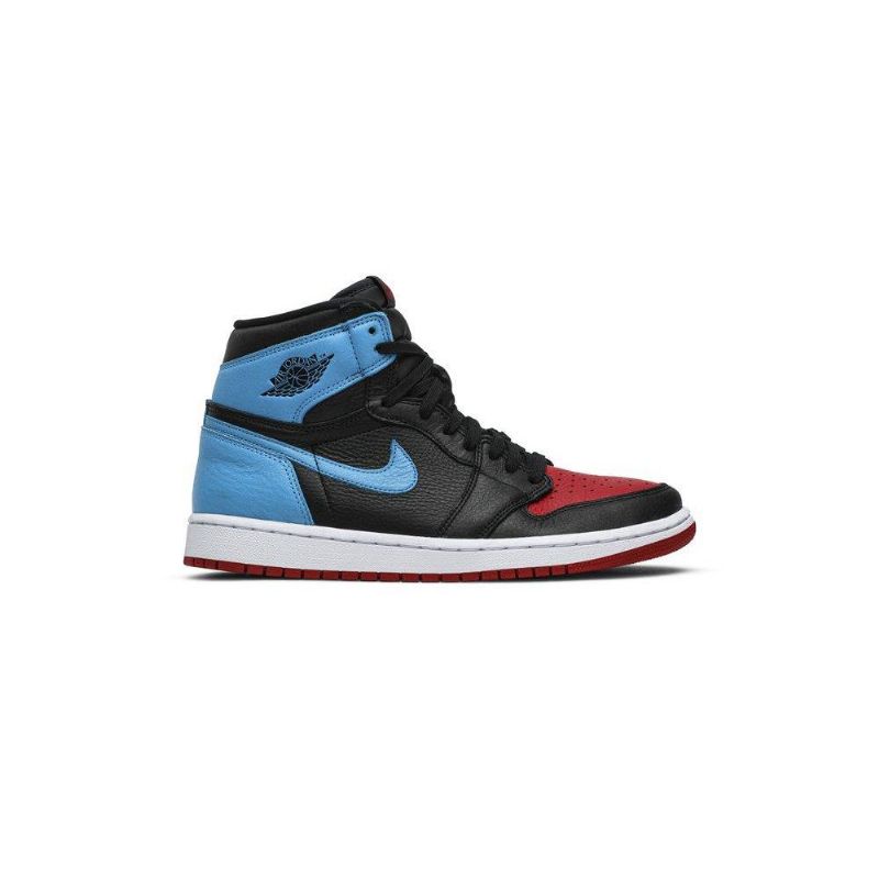 Air Jordan 1 High Og Musta Sininen Punainen Naisten Kengät