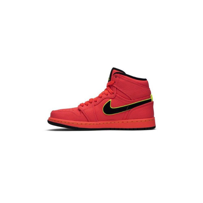 Air Jordan 1 High Premium Vaaleanpunaiset Mustat Naisten Kengät