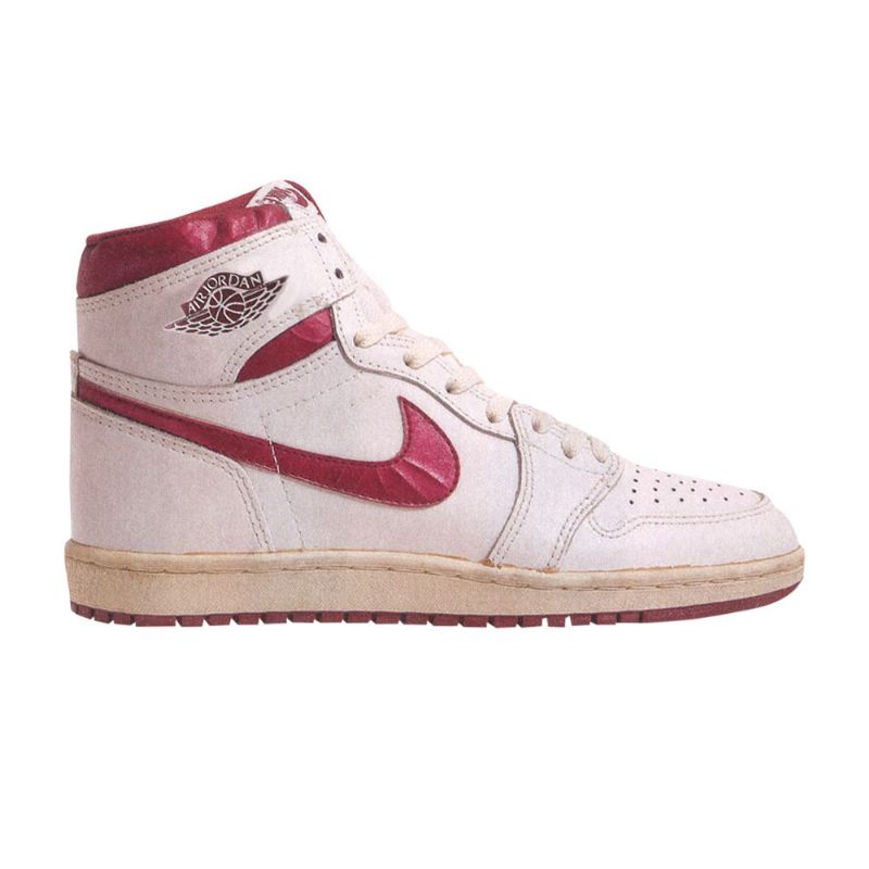Air Jordan 1 High Valkoinen Bordeaux Miesten Kengät