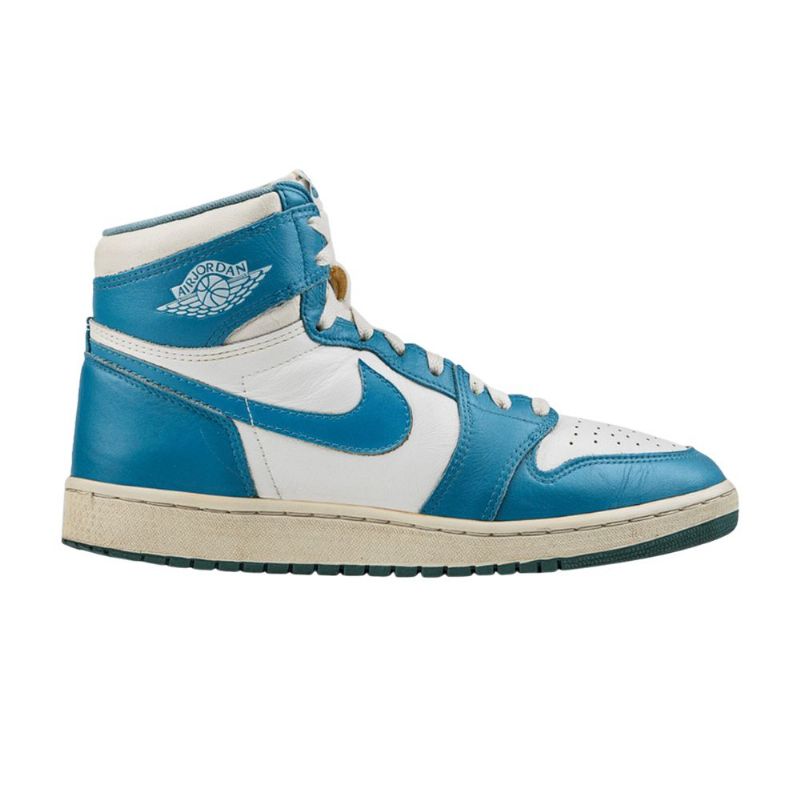 Air Jordan 1 High Valkoinen Sininen Miesten Kengät
