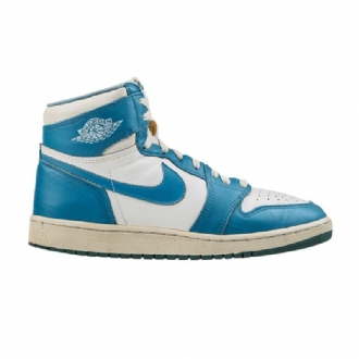 Air Jordan 1 High Valkoinen Sininen Miesten Kengät