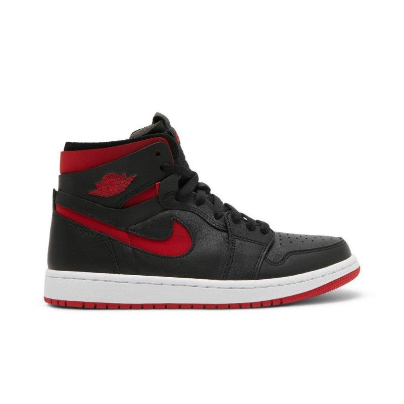 Air Jordan 1 High Zoom Comfort Musta Punainen Valkoinen Naisten Kengät