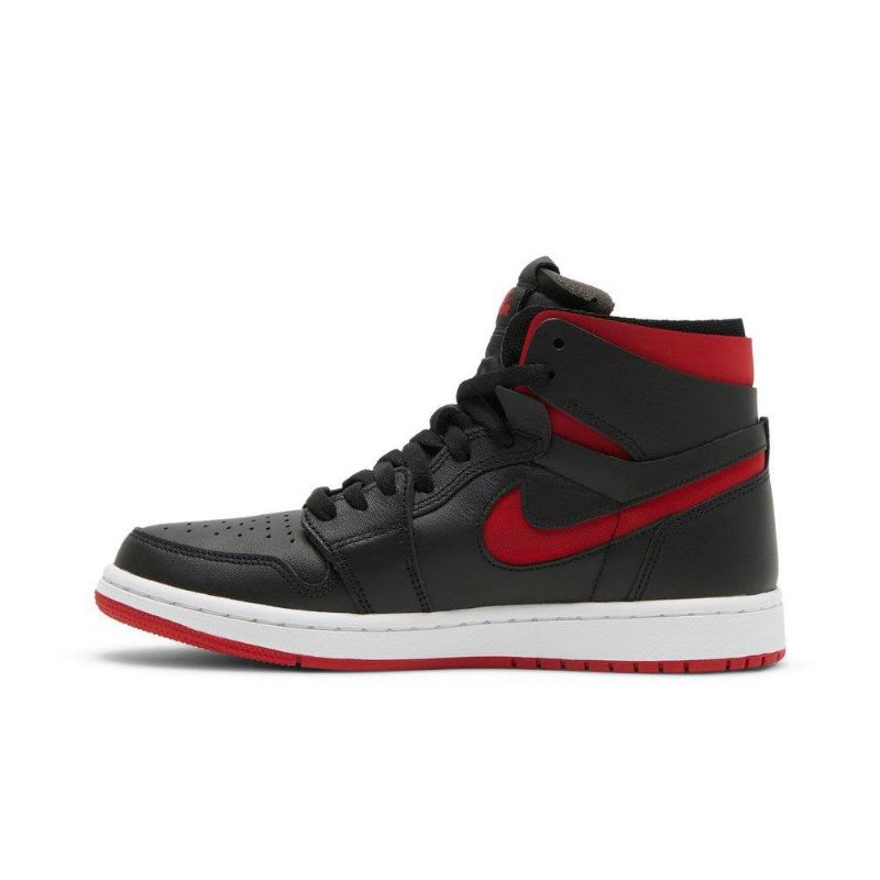 Air Jordan 1 High Zoom Comfort Musta Punainen Valkoinen Naisten Kengät