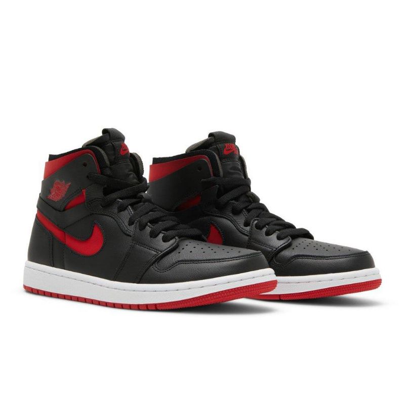 Air Jordan 1 High Zoom Comfort Musta Punainen Valkoinen Naisten Kengät
