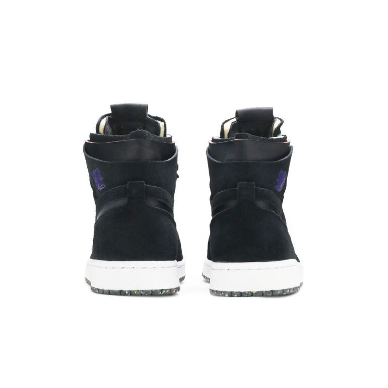 Air Jordan 1 High Zoom Comfort Mustat Violetit Miesten Kengät