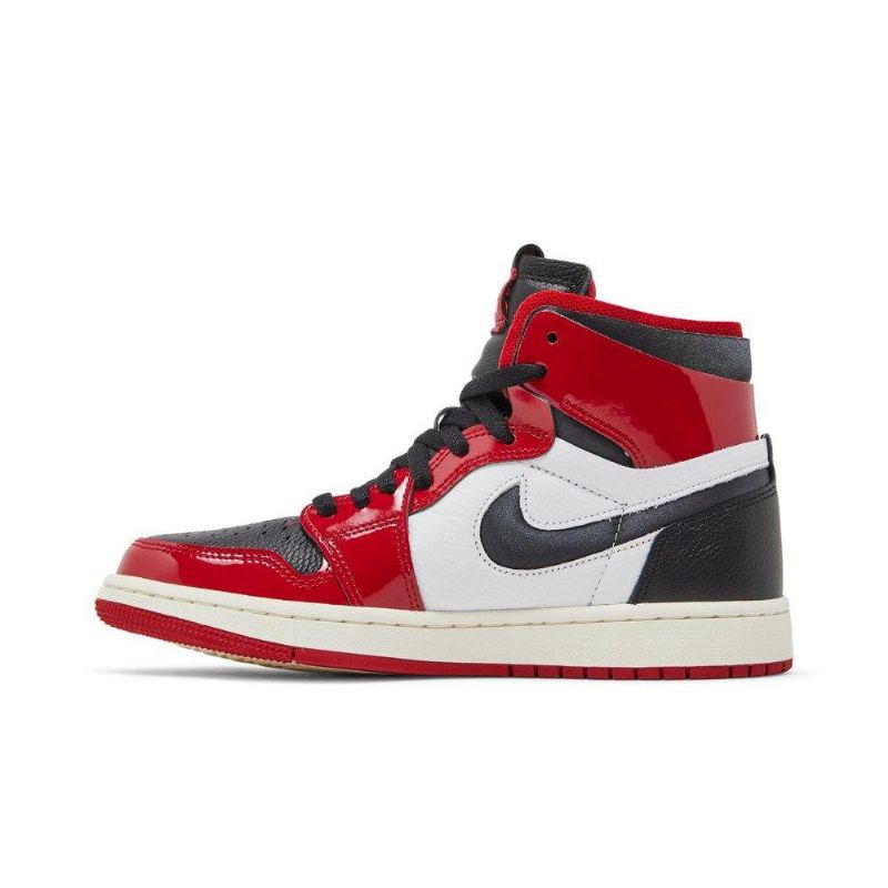 Air Jordan 1 High Zoom Comfort Punainen Valkoinen Musta Naisten Kengät