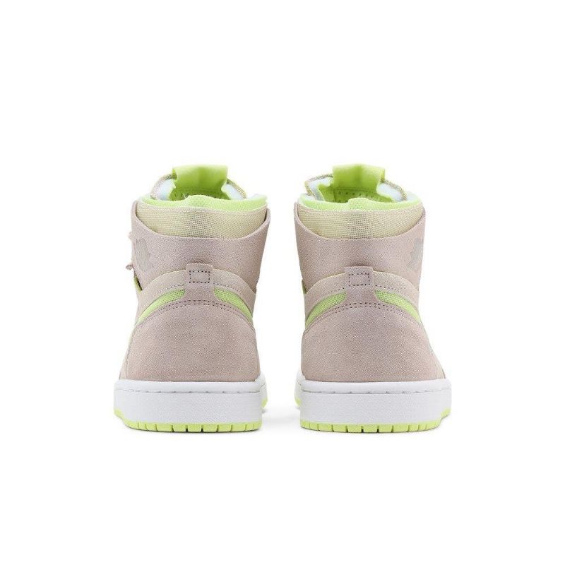 Air Jordan 1 High Zoom Comfort Valkoinen Harmaa Keltainen Naisten Kengät