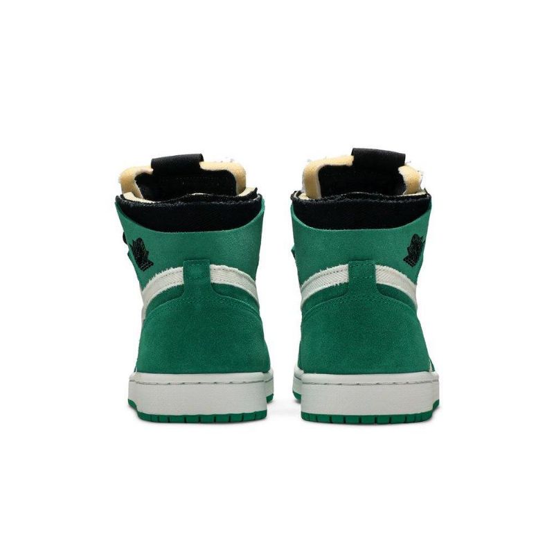 Air Jordan 1 High Zoom Comfort Vihreä Valkoinen Musta Naisten Kengät