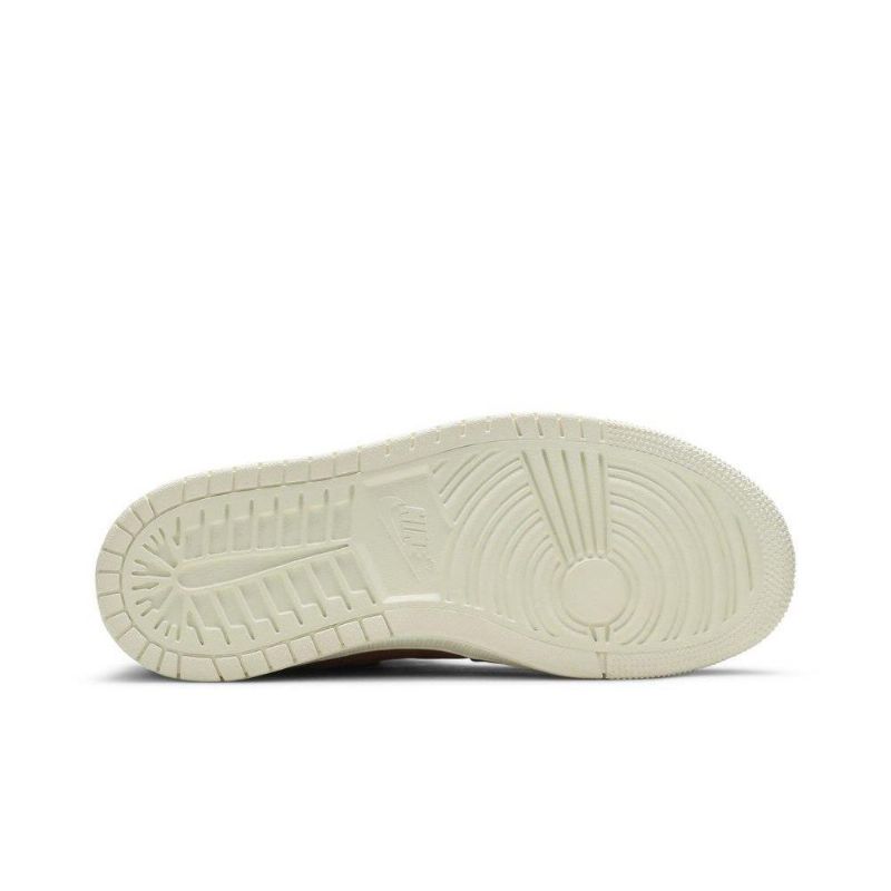 Air Jordan 1 High Zoom Ruskeat Musta Beiget Naisten Kengät